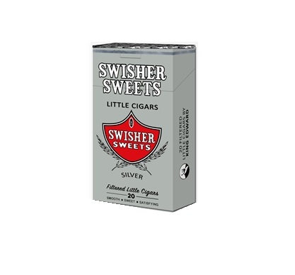 Swisher sweet silver little cigars box 10/20pk