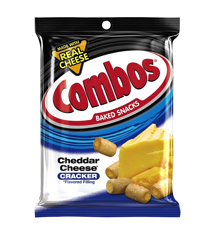 Combos cheddar cheese crackers 6.3oz