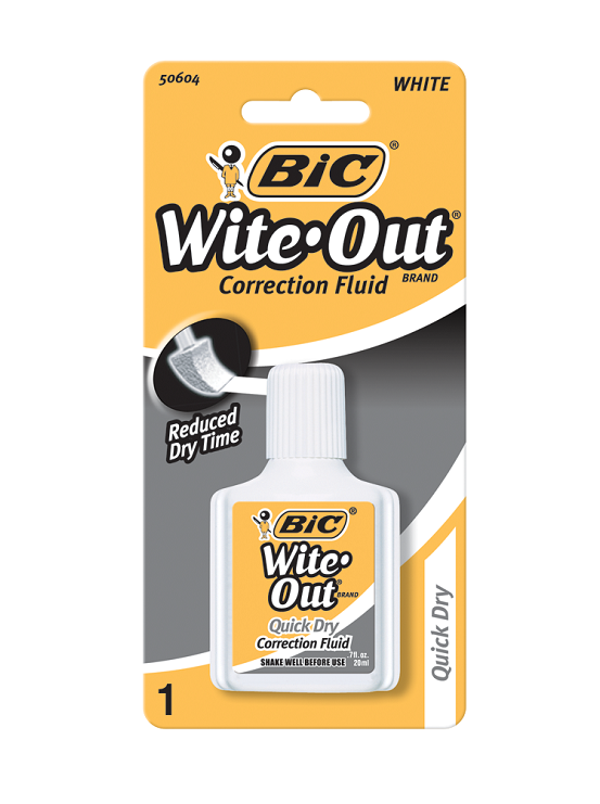 Bic wite out fluid quick dry 1ct