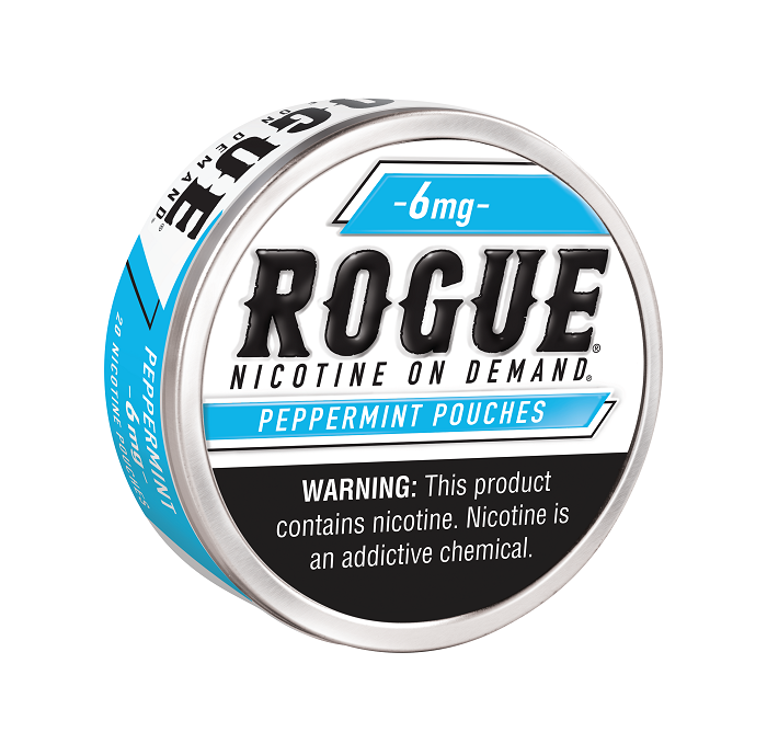 Rogue peppermint nicotine pouch 6mg 5ct