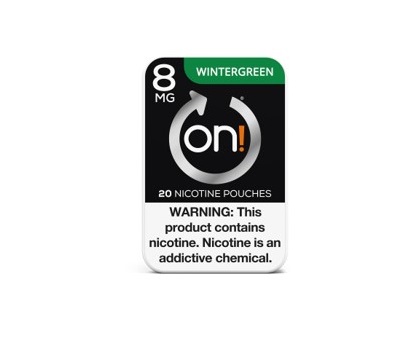 On wintergreen nicotine pouch 8mg 5ct