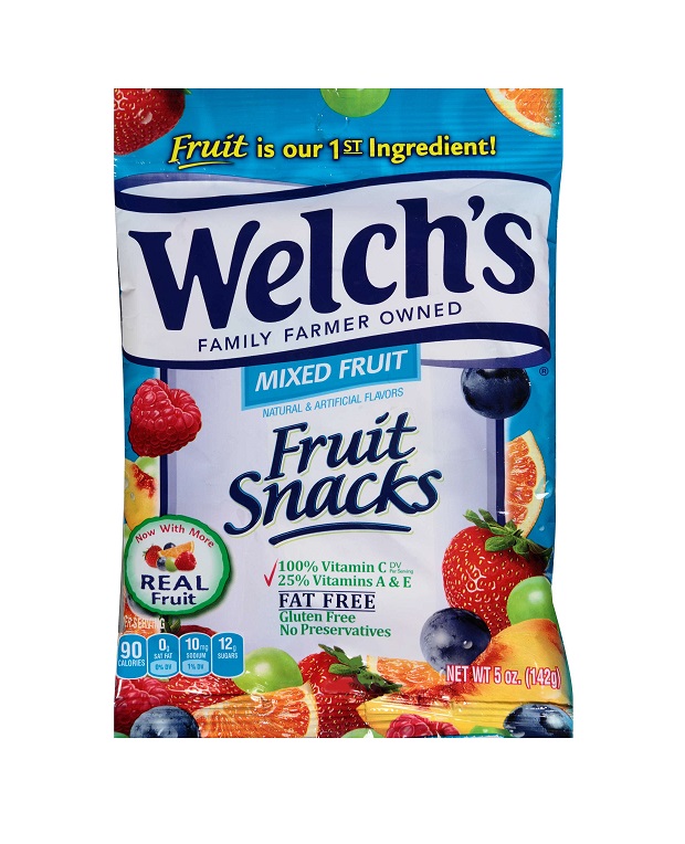 Welch`s mixed fruit snacks h/b 5oz