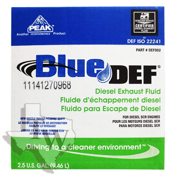 PEAK BLUE DEF DIESEL FLUID 2.5 GAL - Other Fluids - Auto - Texas Wholesale