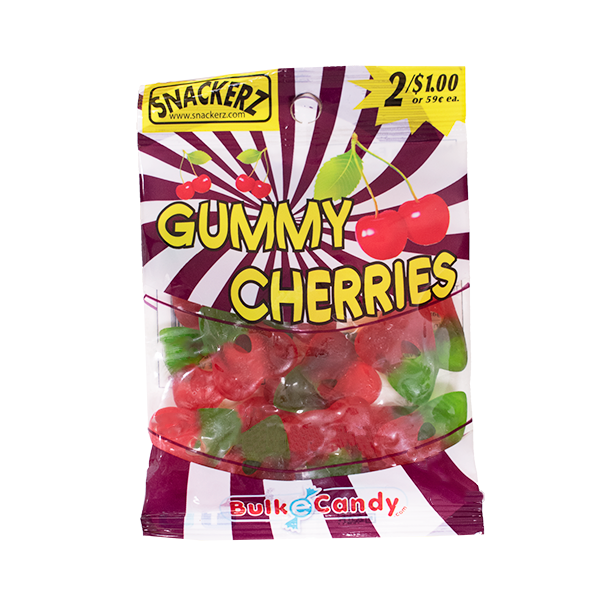 Snackerz 2/$1 gummi cherries
