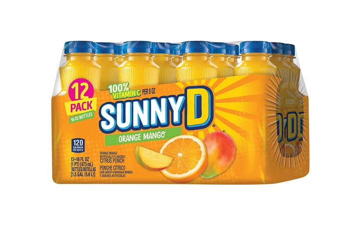 Sunny d orange mango 12ct 16oz