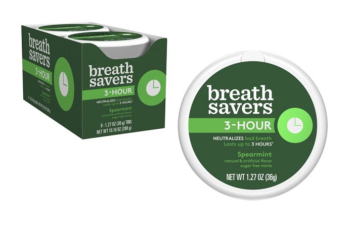 Breath saver sprmnt dispenser 8ct