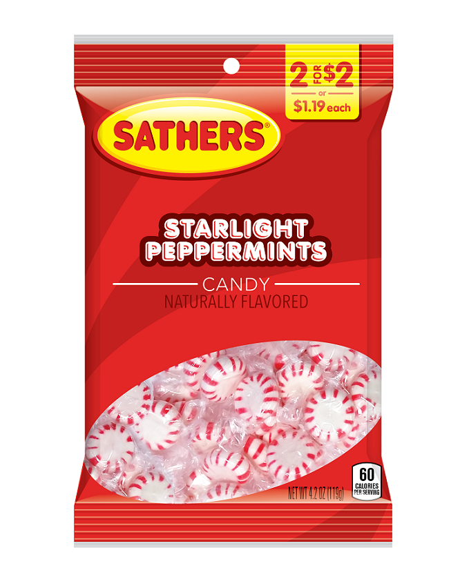 Sathers 2/$2 starlight mints 12ct 4.2oz