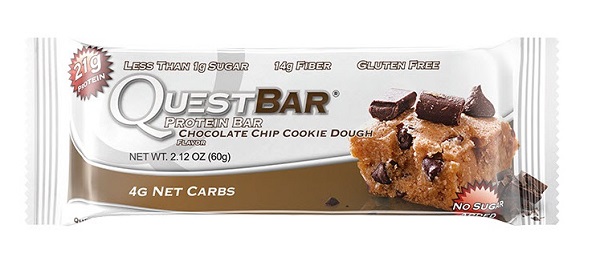 Quest chocolate chip cookie dough protein bar 12ct