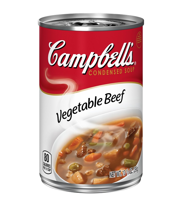 Campbell`s vegetable beef soup 10.7oz