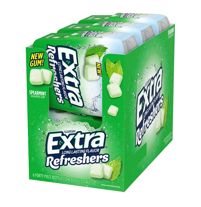 Extra spearmint refreshers btl 6/40ct
