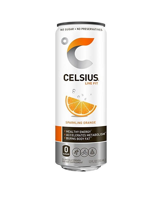 Celsius sparklng orange 12ct 12oz