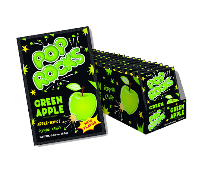 Pop rock green apple slim bx 24ct