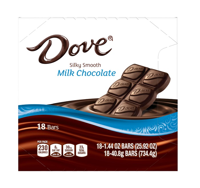 Dove milk chocolate 18ct