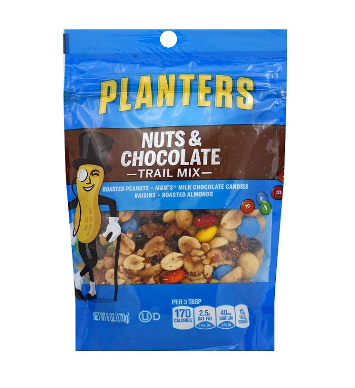 Planter nut chocolate trail mix h/b 6oz