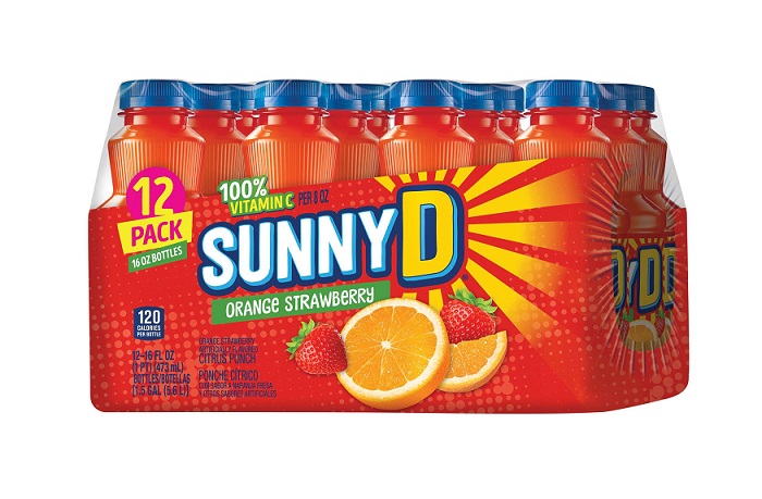 Sunny d orange strawberry 12ct 16oz