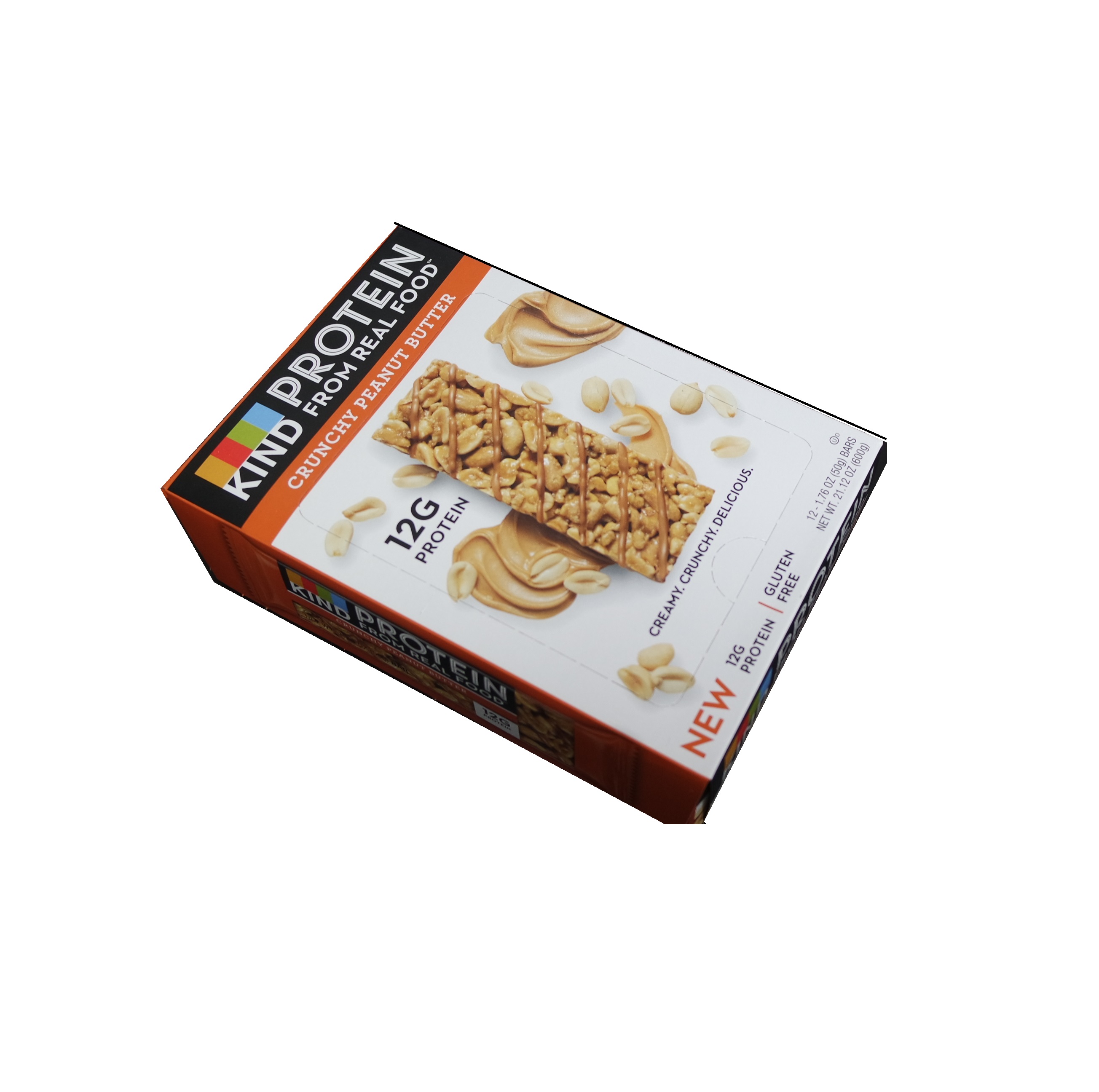 Kind crunchy peanut butter protein 12ct