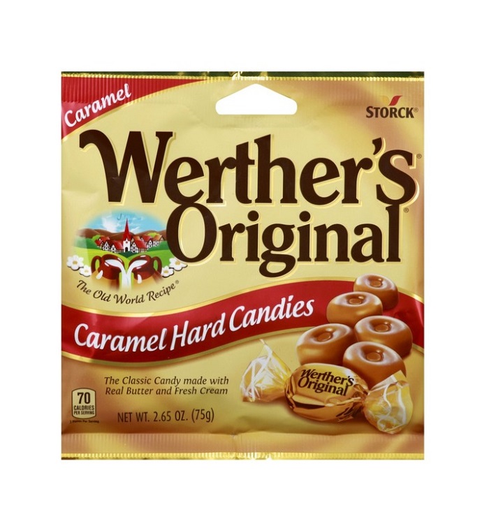 Werther`s caramel hard candy h/b 2.65oz