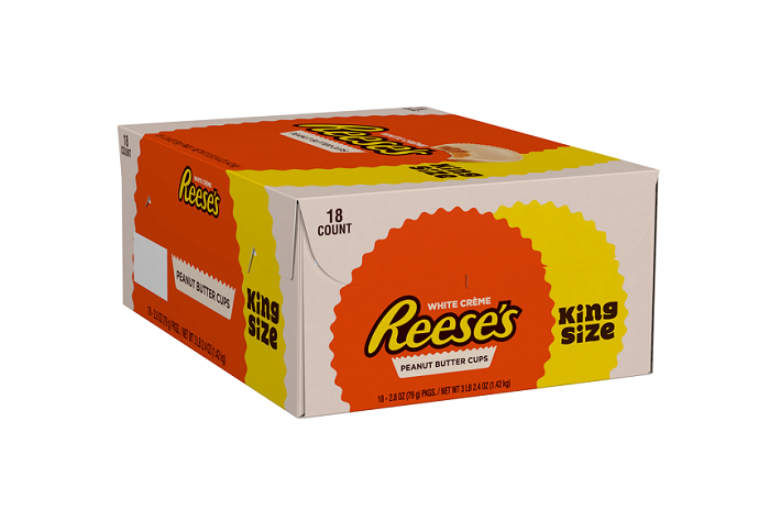 Reeses white peanut butter cup k/s 18ct