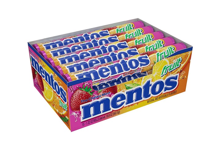 Mentos mixed fruit 15ct