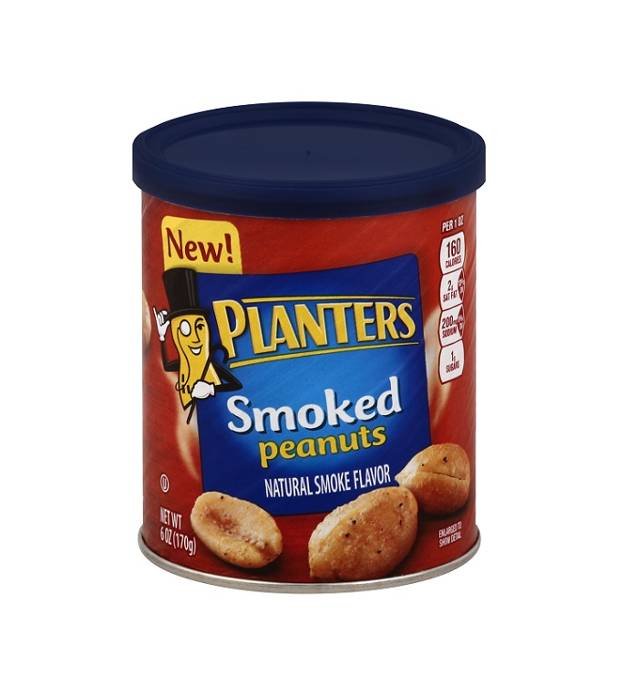 Planters smoked peanuts can 6oz