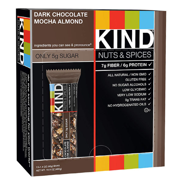 Kind dark chocolate mocha  almond 12ct