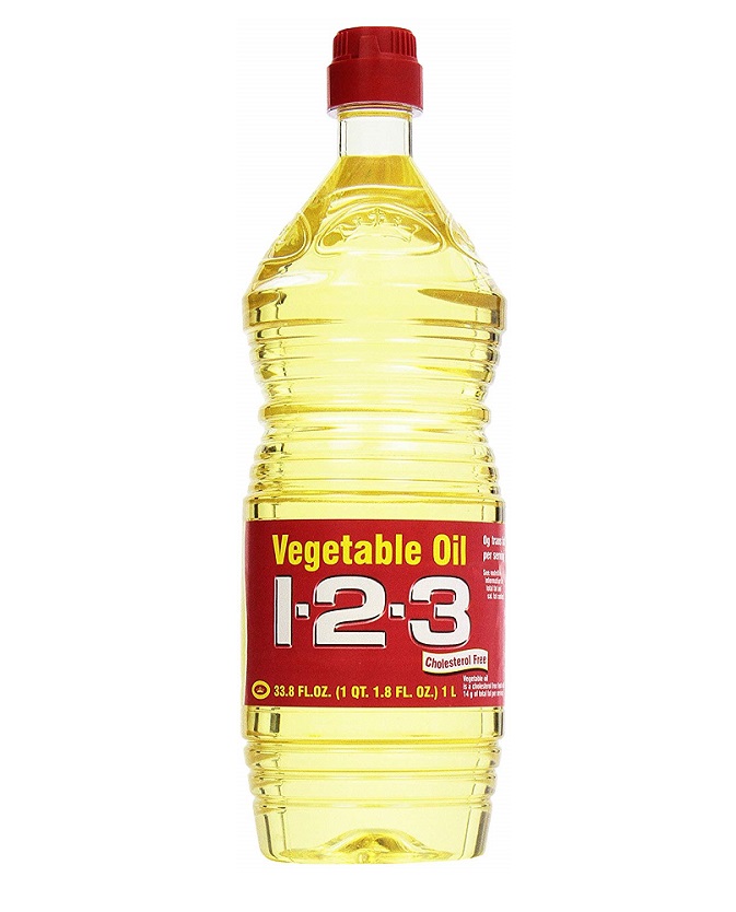 1.2.3 vegetable oil 1ltr