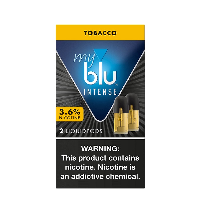My blu intense tobacco 3.6% pods 5/2ct