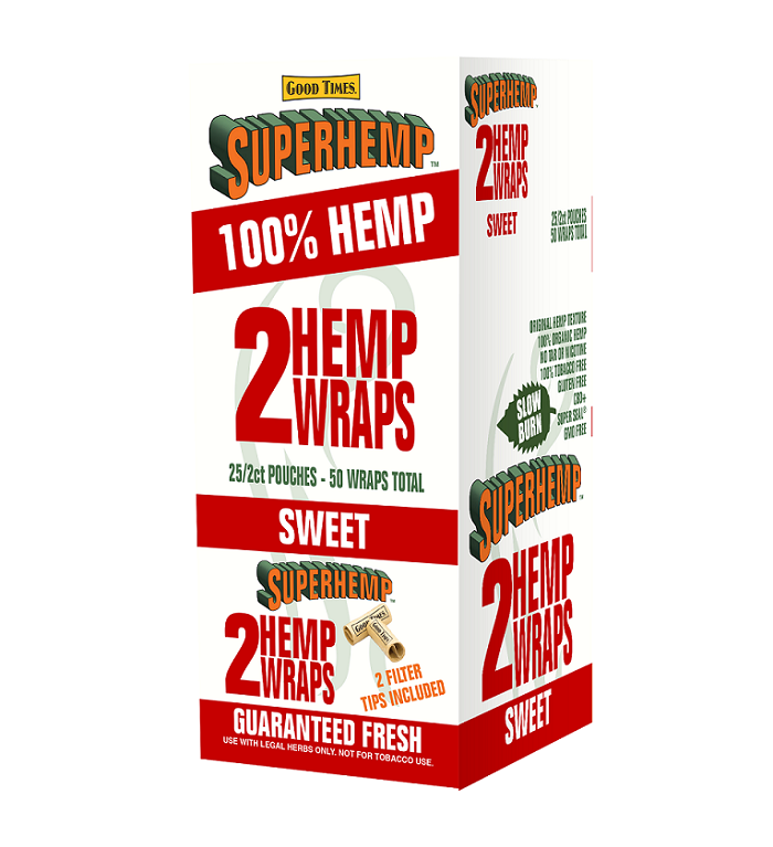 Superhemp sweet filter tips 25/2pk