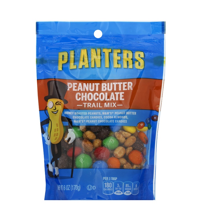 Planters peanut butter chocolate trailmix h/b 6oz