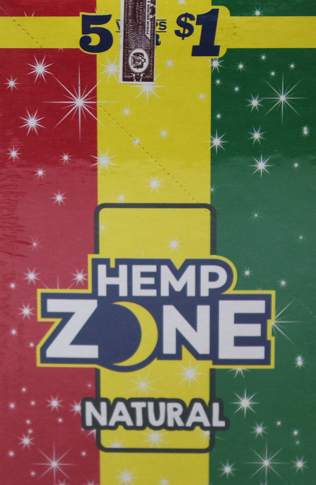Hemp zone natural wraps 5/$1 15/5pk
