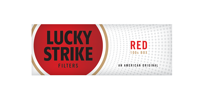 Lucky strike red 100 box