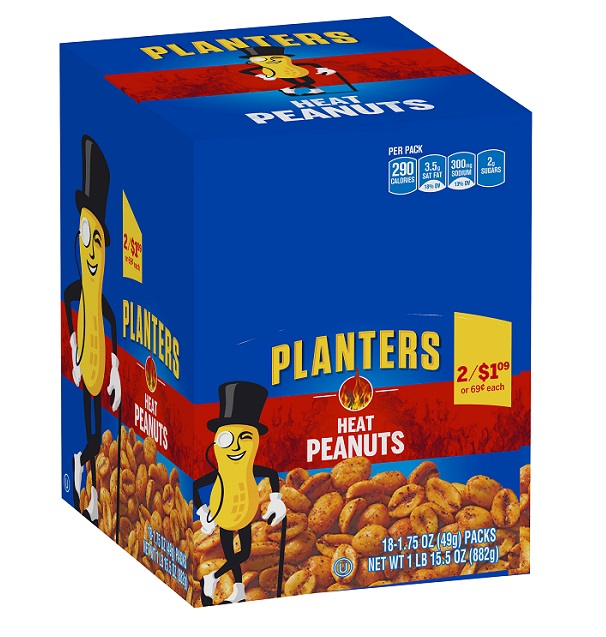 Planter heat peanut 2/$1.09 18ct