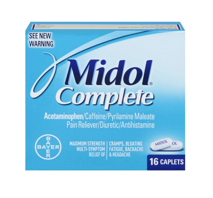 Midol maximum strength caplet 16ct