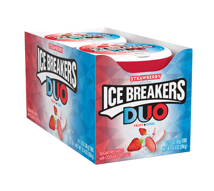 Ice breakers strawberry duo 8ct