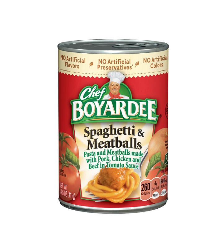 Chef boyardee spaghetti meatballs 14.75oz