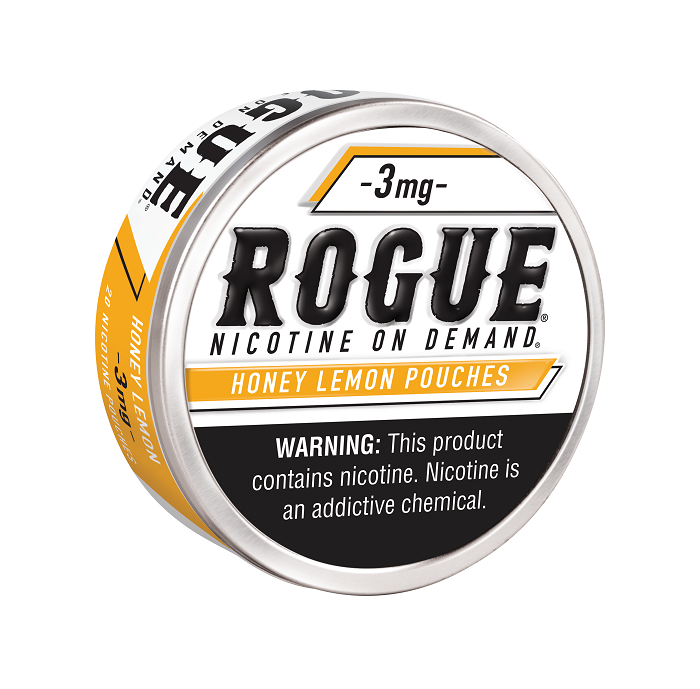 Rogue honey lemon nicotine pouch 3mg 5ct