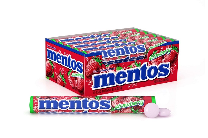 Mentos strawberry 15ct