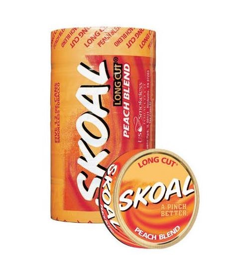 Skoal lc peach 5ct 1.2 oz