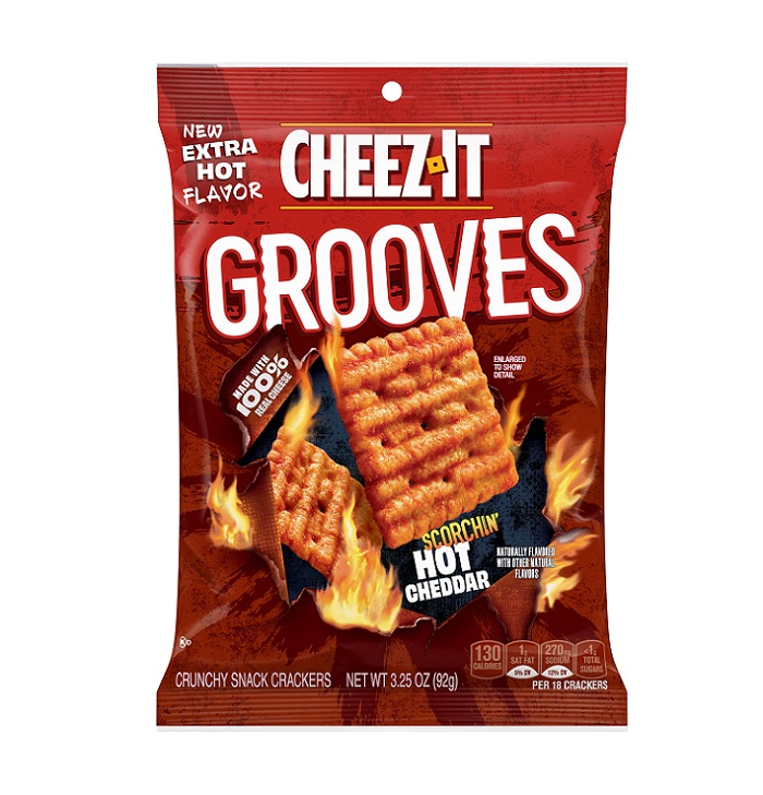 Cheez it grooves scorchin hot cheddar 6ct 3.25oz