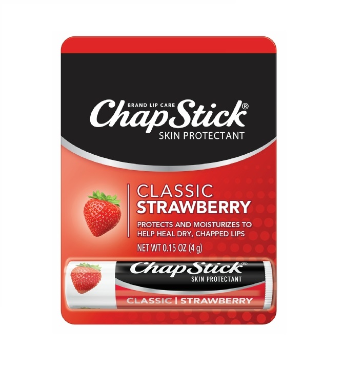 Chapstick strawberry blister card 12ct