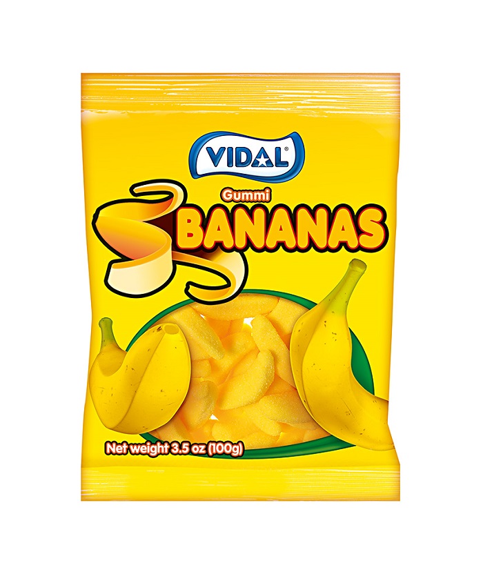 VIDAL BANANAS H/B 3.5OZ - Hanging Bags - Candy, Mints & Gums - Texas ...