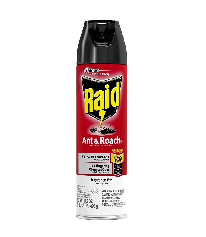 Raid ant & roach unscented 17.5oz