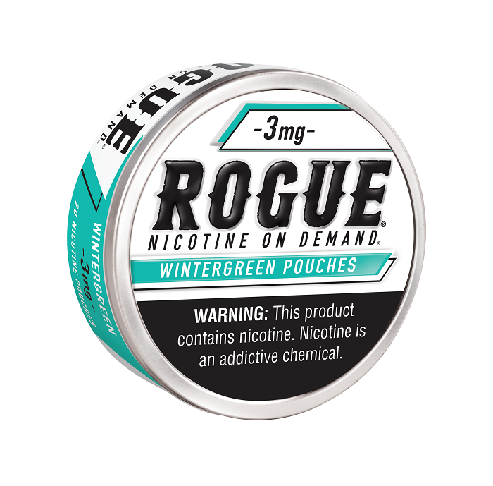 Rogue wintergreen nicotine pouch 3mg 5ct