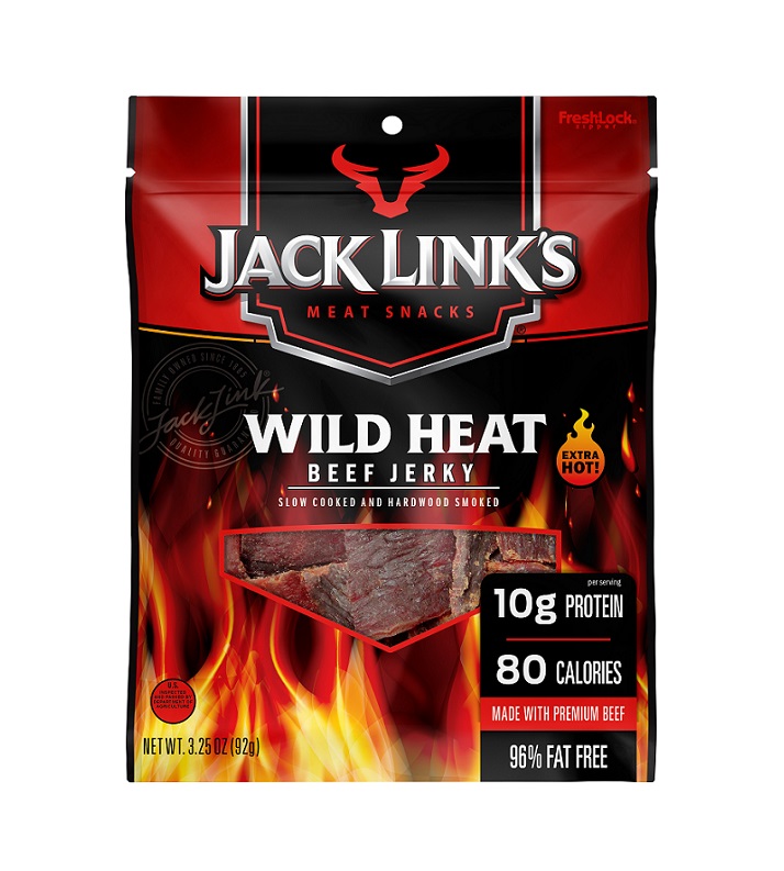 JACK LINKS WILD HEAT BEEF JERKY 3.25OZ - Meat Snacks - Snacks - Texas ...