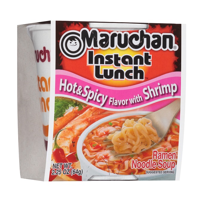 Maruchan hot & spcy shrimp instant12ct 2.25oz