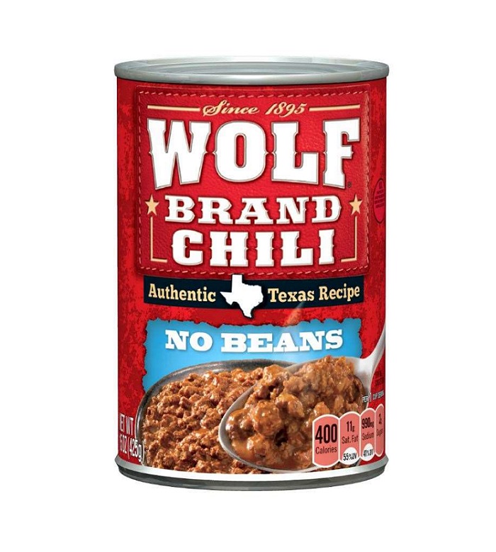 Wolf chili no bean 15oz