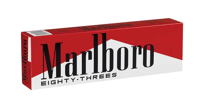 Marlboro eighty threes box