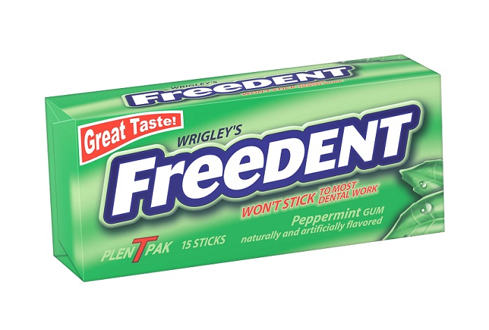 Freedent pepprmint 12ct