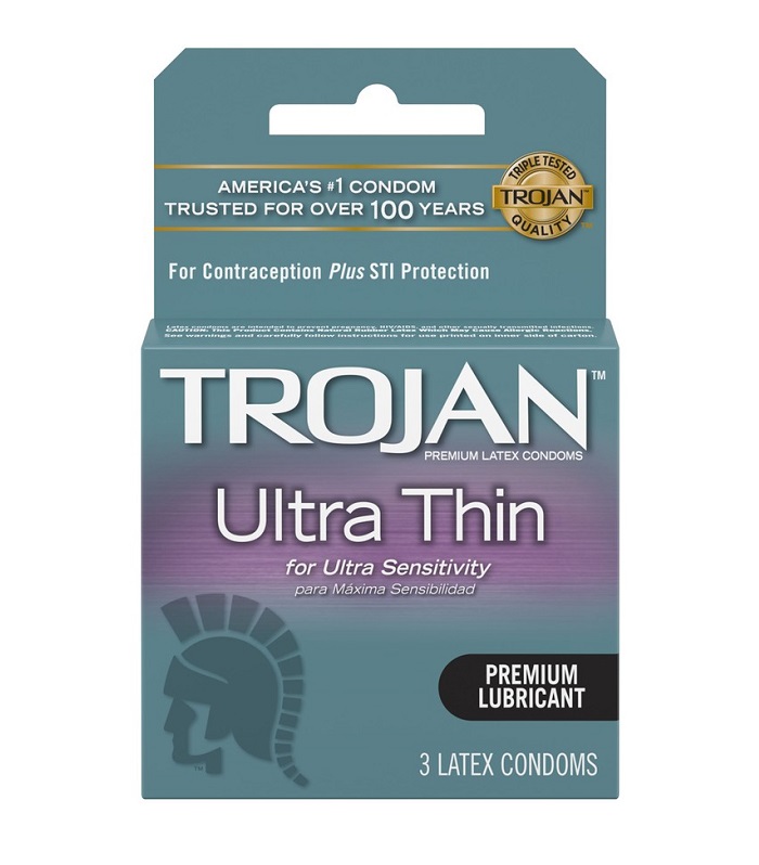 Trojan ultra thin lubricated 6ct