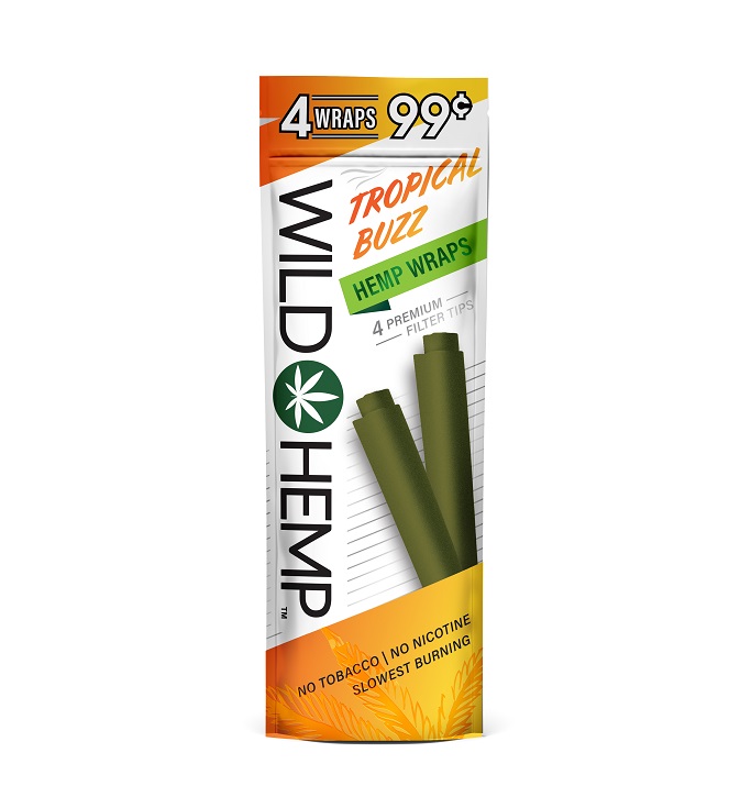 Wild hemp tropical buzz wraps 4/.99 20/4ct